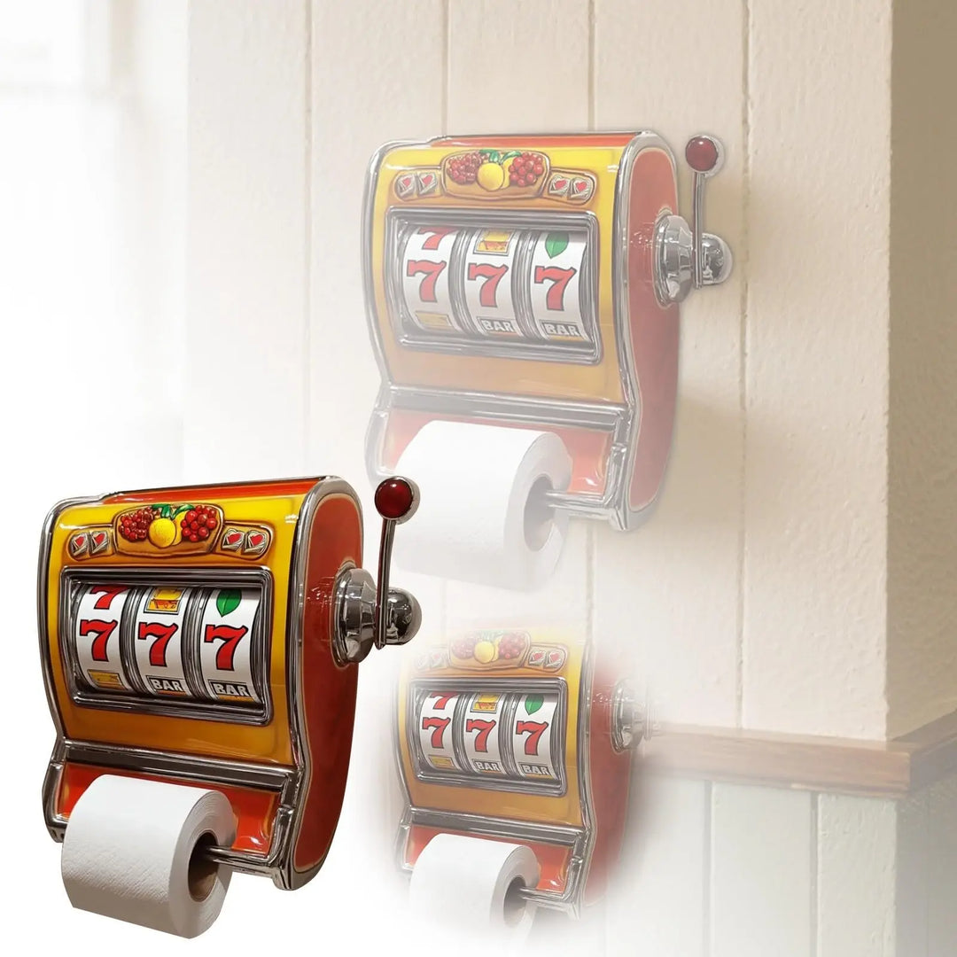 BowLift | Slot Machine Toilet Roll Holder