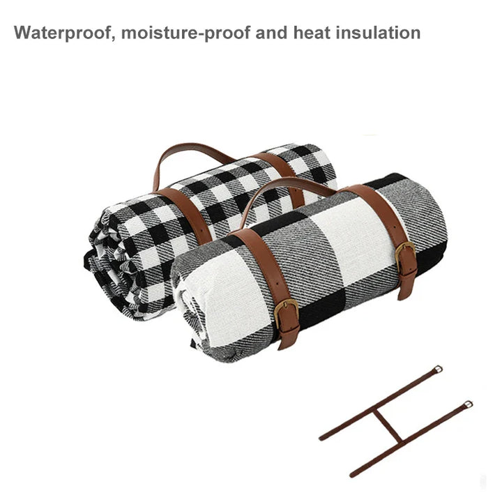BowLift | Outdoor Plaid Picnic Blanket | Waterproof Foldable Mat