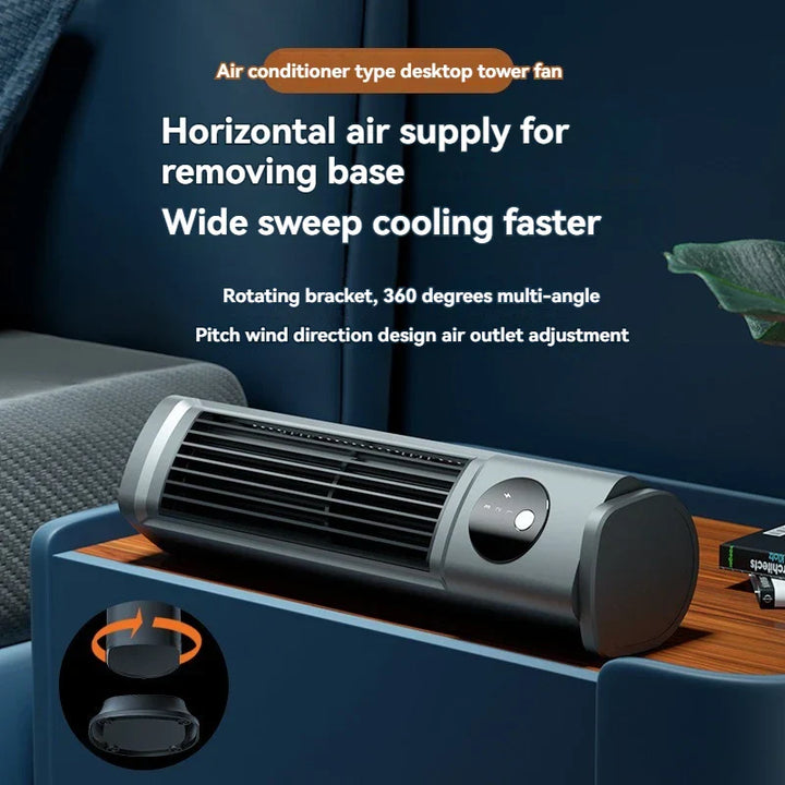 BowLift | Towerless Ultra Cool Air Conditioning Desktop Fan