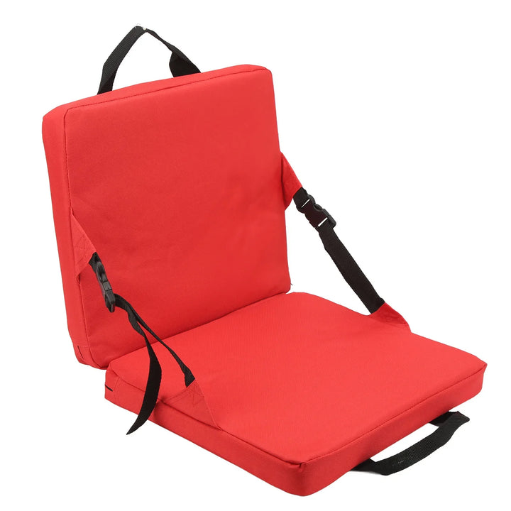 BowLift | SITPURE Folding chair with backrest | Padded seat cushion | Compact & Comfortable for stadium, beach & park