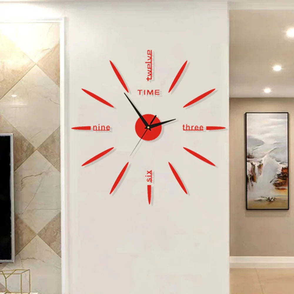 BowLift | New large unique style acrylic wall clock