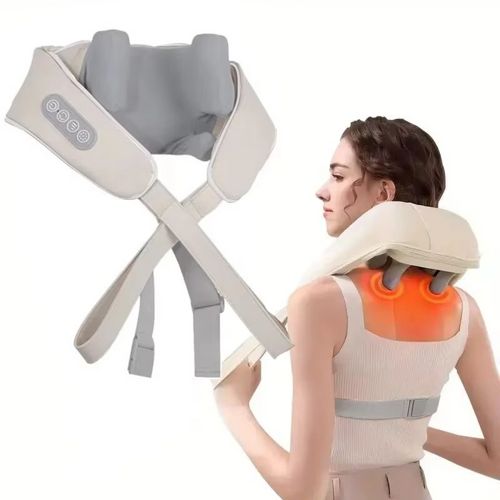 BowLift | Wireless Neck and Shoulder Massager with Deep-Kneading for Back and Cervical Relief
