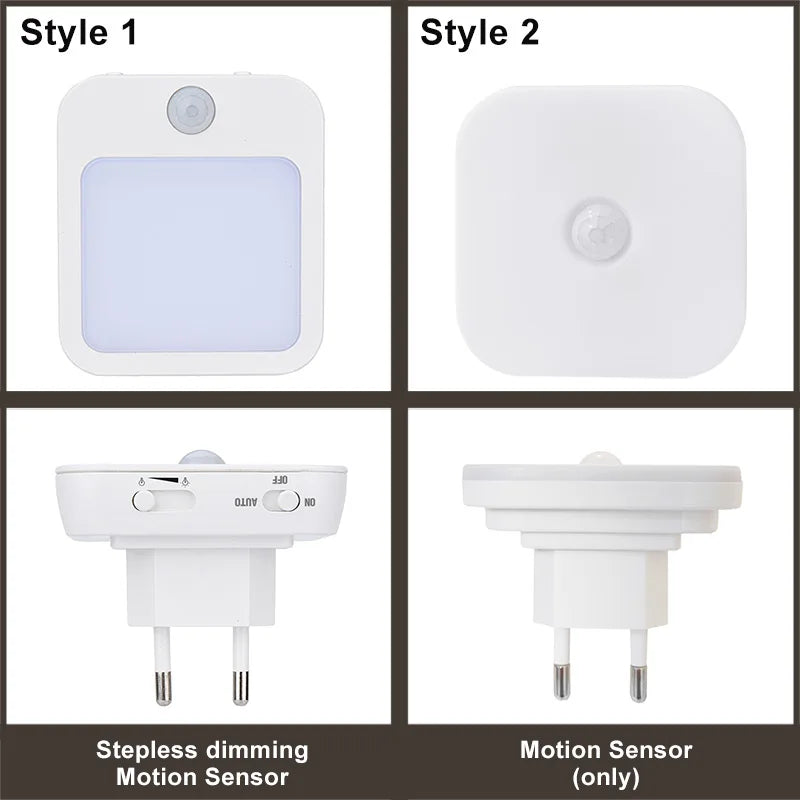 BowLift | Sensilux Mini LED Night Light | With Motion Sensor | Warm & Cool White | For Hallway, Bedroom & Bathroom