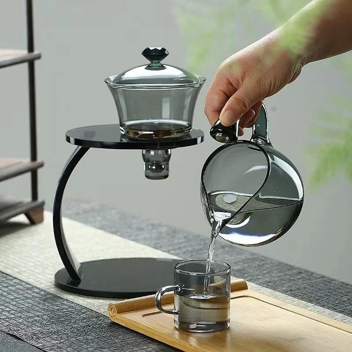 BowLift | Smooth Arch Glass Magnetic Teapot Set