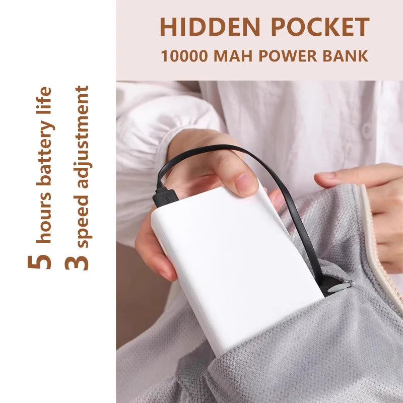BowLift | Rechargeable USB Winter Travel Heating Blanket