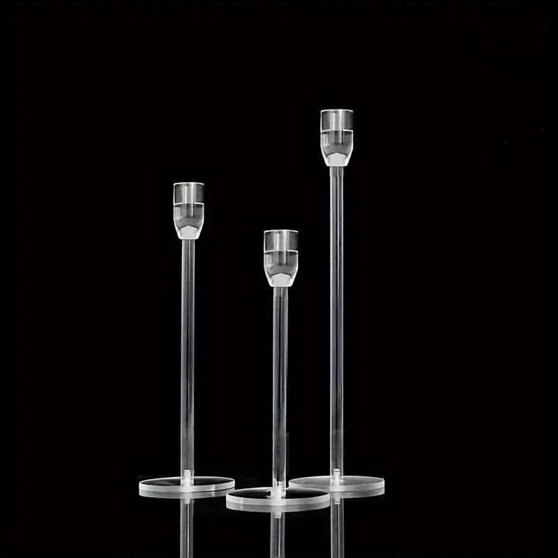 BowLift | LumenAcry Acrylic Candle Holder Set (3-piece)