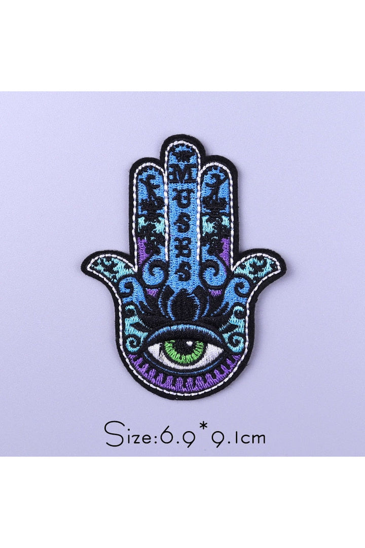 Punk Style Embroidered Patches | Bowlift