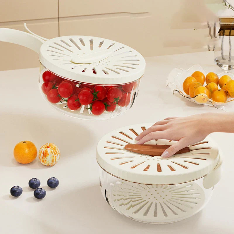 BowLift | Space Saving Vegetable Fruit Drainer Basket