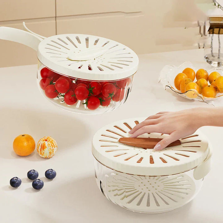 BowLift | Space Saving Vegetable Fruit Drainer Basket