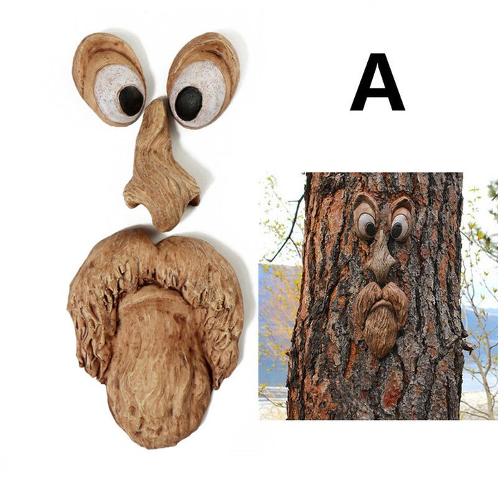 BowLift | Eyes of Nature: Tree Face Bird Feeder Station