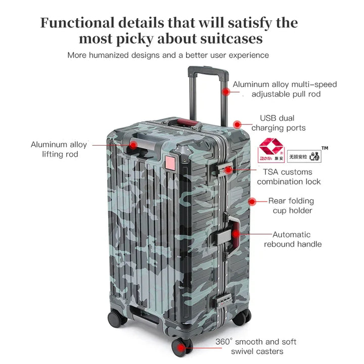 BowLift | Hard Suitcase with Wide Handle – Zagreb
