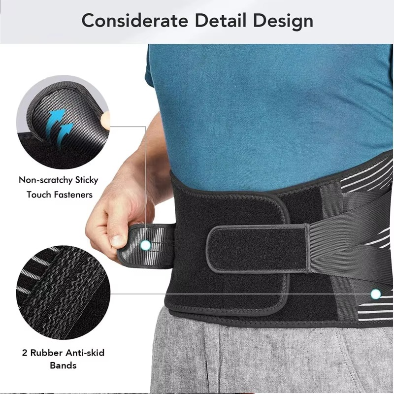 BowLift | Lower Back Brace for Lumbar Support, Adjustable Orthopedic Back Belt
