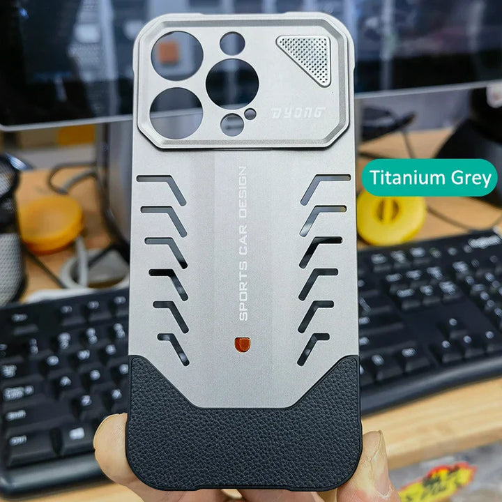 Aluminum Alloy iPhone Case with 1.5 mm Matte Finish and Raised Edges