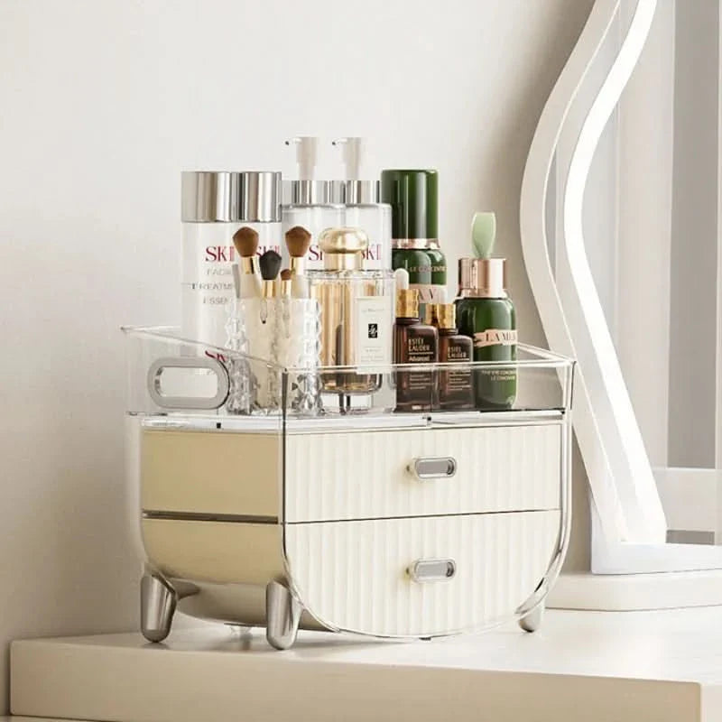 BowLift | Rechargeable Cosmetic Organizer – Transparent Dustproof Makeup