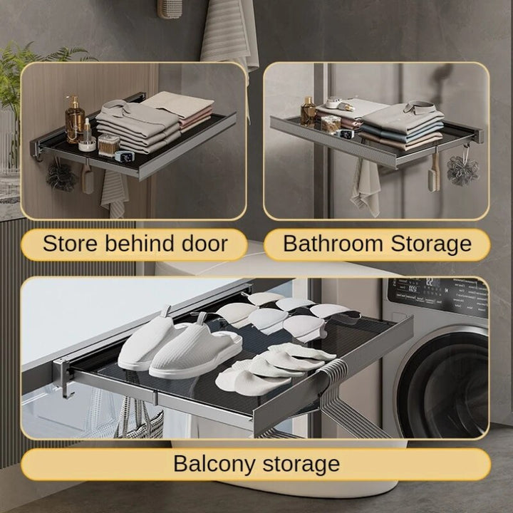 BowLift | Retractable Laundry Organizer Net Rack