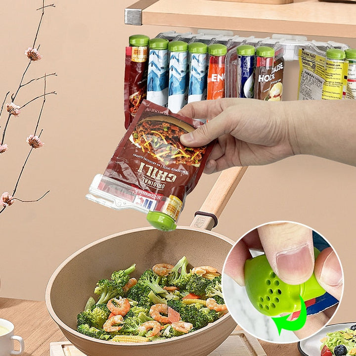 BowLift | Wall-Mounted Hang Around Seasoning Station Rack