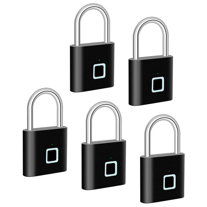 BowLift | Smart Fingerprint Padlock with USB Charging & Waterproof Design – Titan