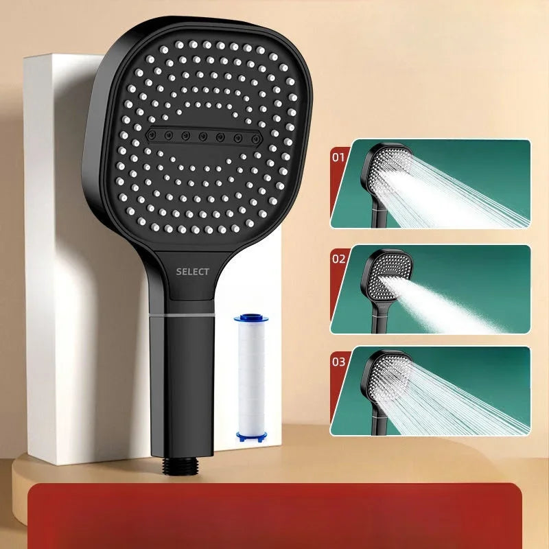 BowLift | High Pressure Large Panel Hand Shower