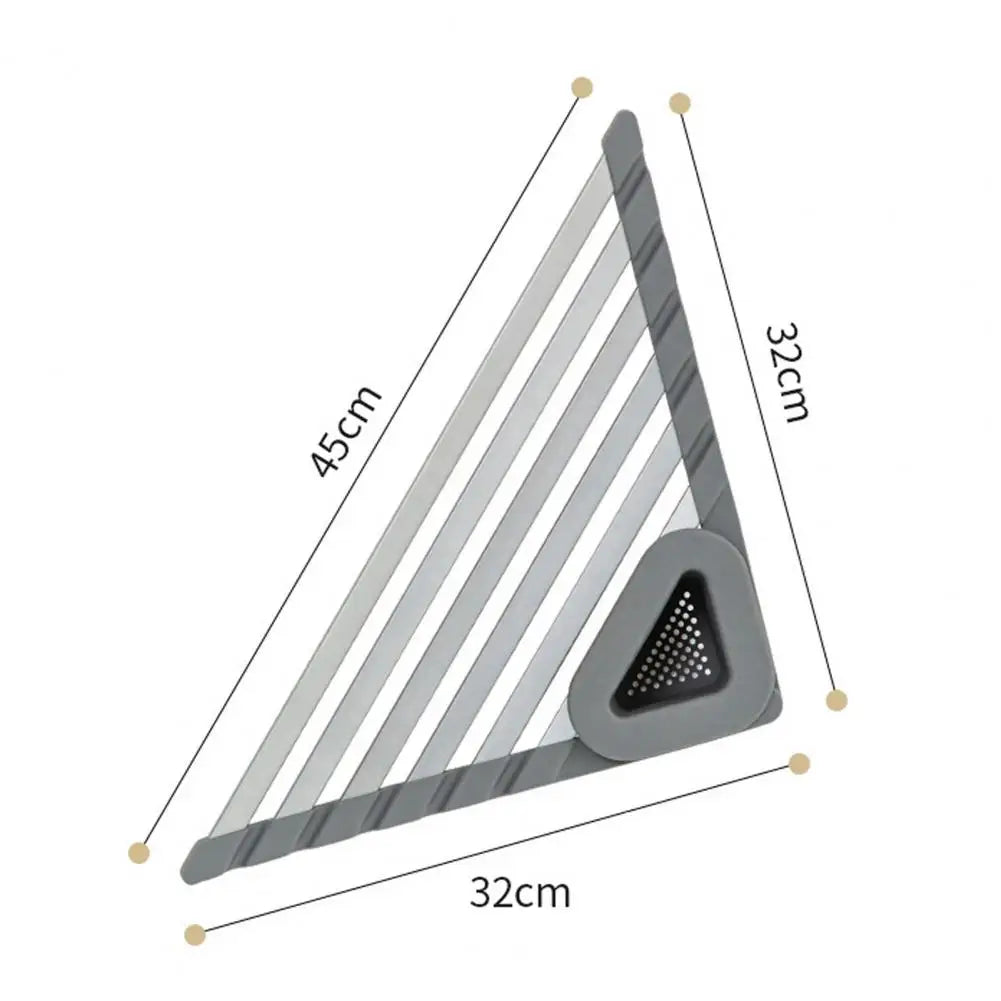 BowLift | Triangle Slip-Resistant Sink Corner Storage Shelf Rack