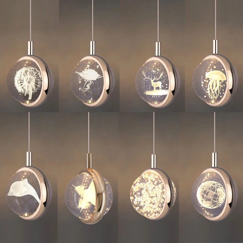 BowLift | Romantic Crystal Rotating Mood LED Lights