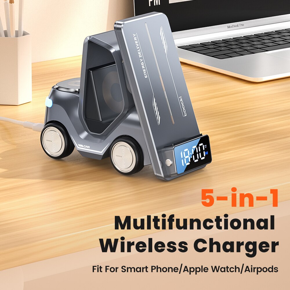 BowLift | 5in1 Multi-Device Forklift Wireless Charging Station