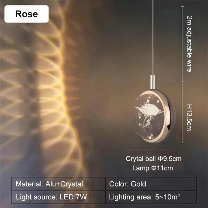 BowLift | Romantic Crystal Rotating Mood LED Lights