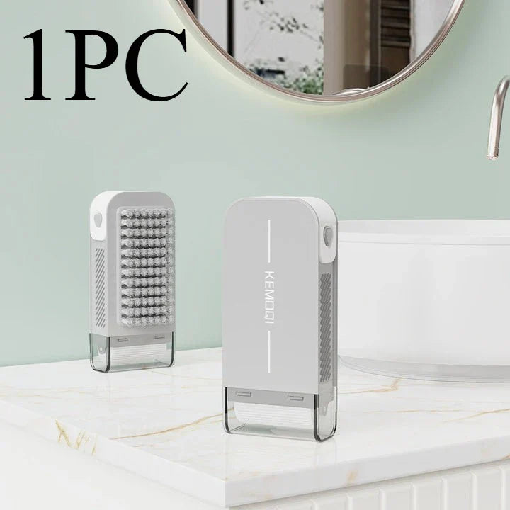 BowLift | Dual-Action Cleaning Brush Roller Soap Holder