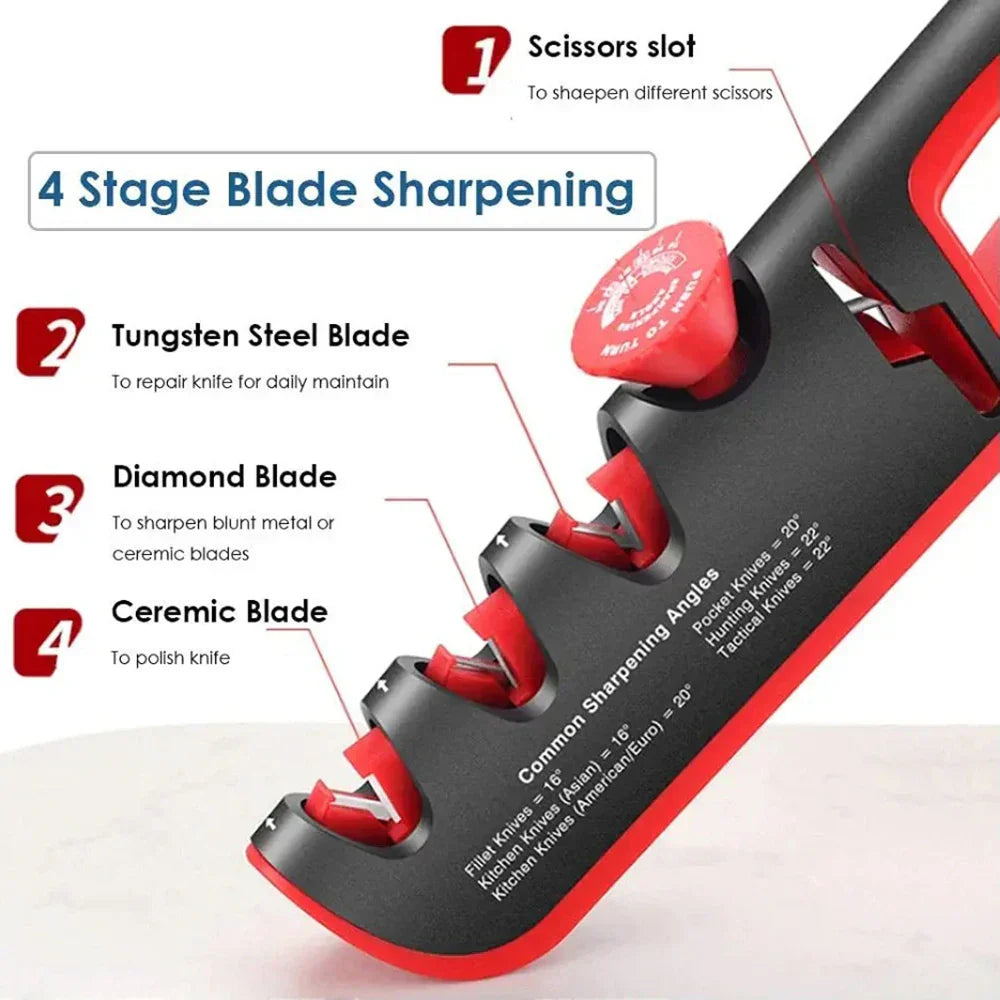 BowLift | 4-in-1 Professional Knife Sharpener (1+1 Free) - EdgeSharp