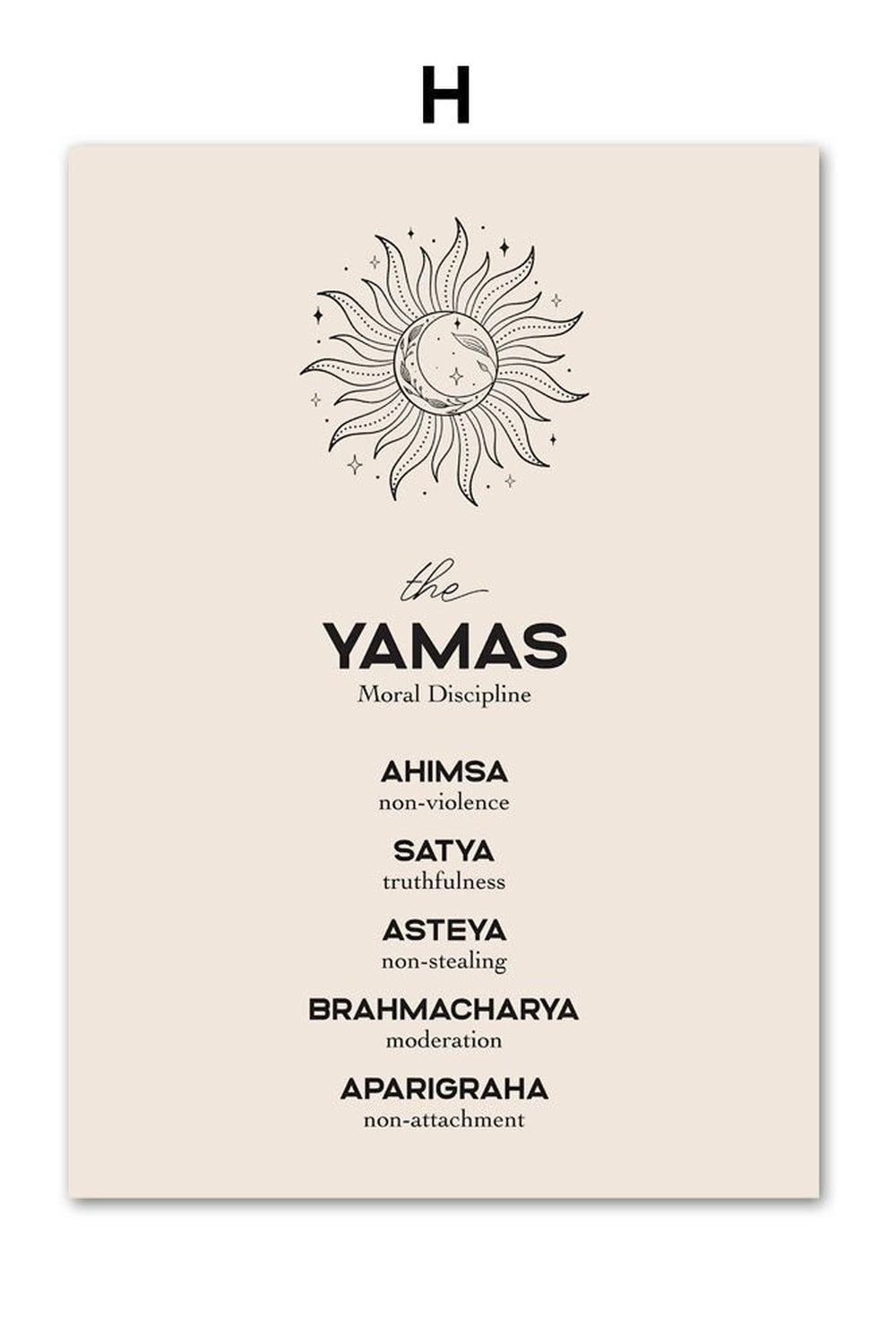 Sun Style Canvas Poster | Bowlift