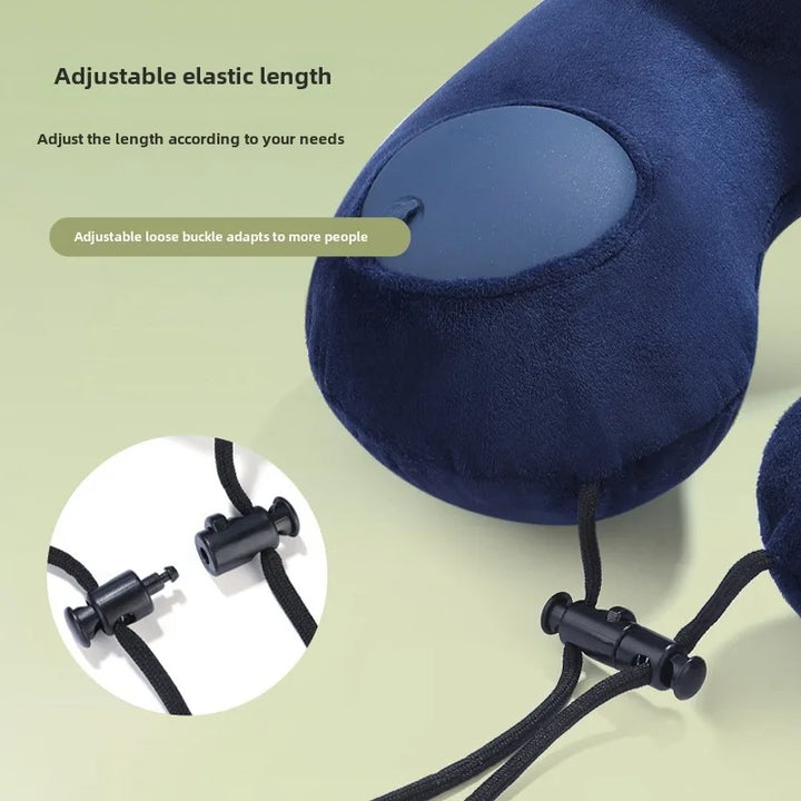 BowLift | Neckiva Neck Pillow | Ergonomic & Ultra-light | Micro-Velours | Portable with Bag