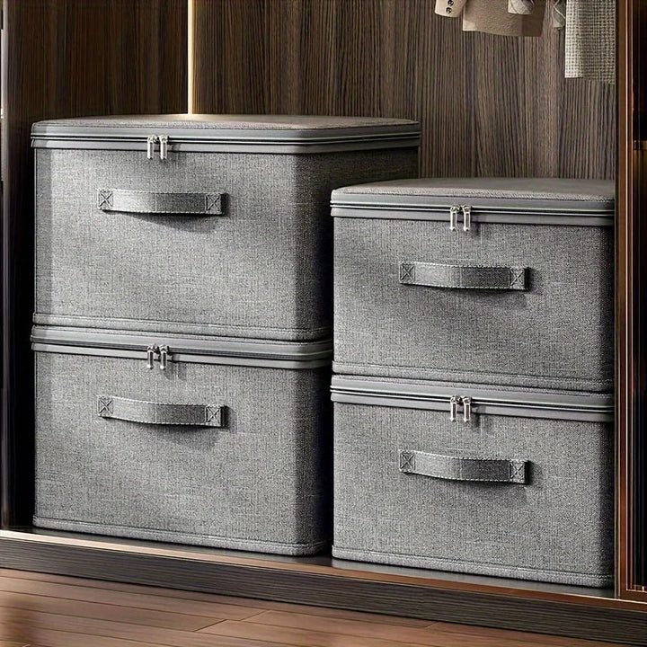 BowLift | Foldora Storage Box | Foldable & Space-Saving | With Zipper Lid