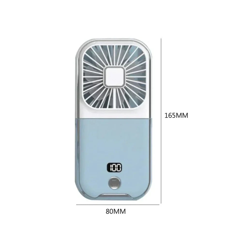 BowLift | Luftigo Mini USB Fan | Compact, rechargeable fan with digital display and multiple wind modes