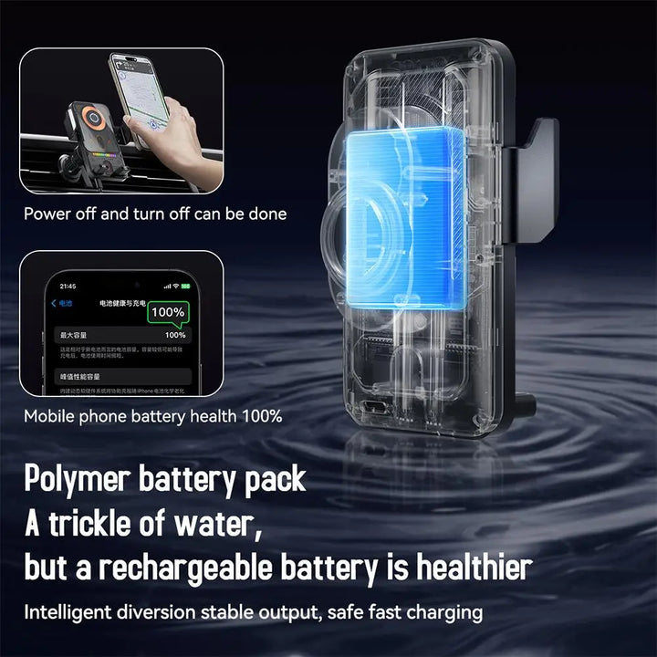 BowLift | Smart Auto-Clamp Wireless Charger Car Phone Holder