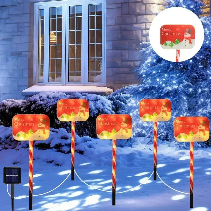 BowLift | SnowGlow – Weather-resistant Garden Lights for Christmas Decoration