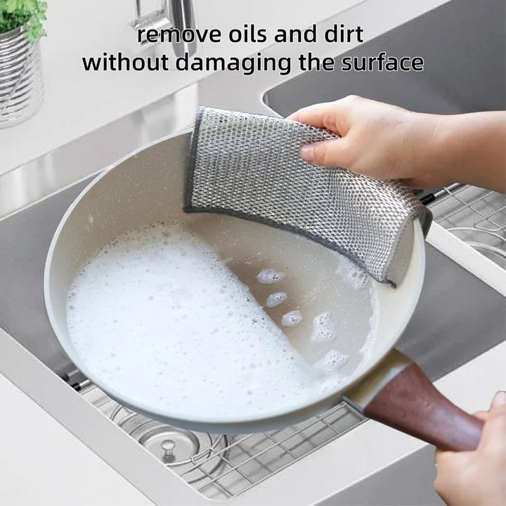 BowLift | Silver Wire Double-Sided Ultra-Absorbent Design Cleaning Cloth