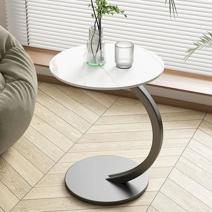 BowLift | Reinforced Round Side Table for Living Room and Bedroom