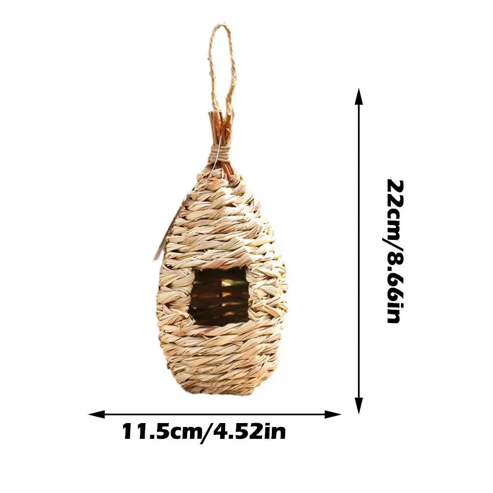 BowLift | Rustic Natural Wicker Outdoor Birdhouse