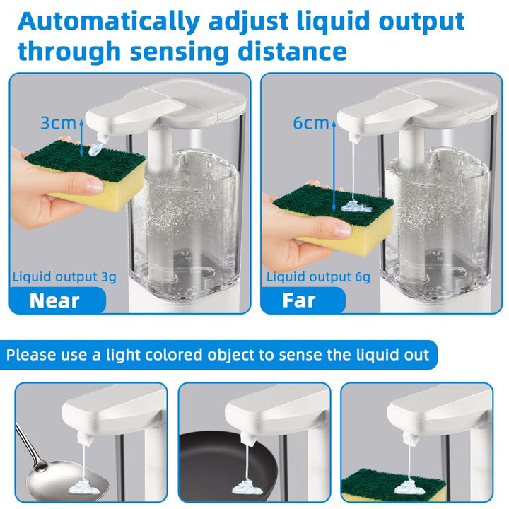 BowLift | Multi-Mode Automatic Sensor Large Soap Dispenser