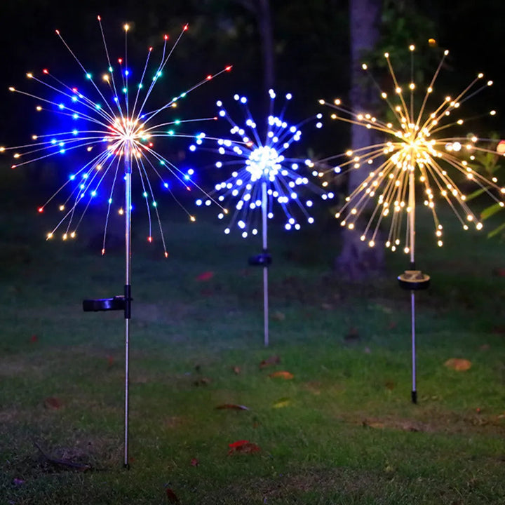 BowLift | LED Solar Firework Fairy Outdoor Pathway Lights
