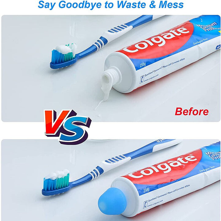BowLift | 4pcs Anti-Waste Self-Closing Reusable Toothpaste Caps