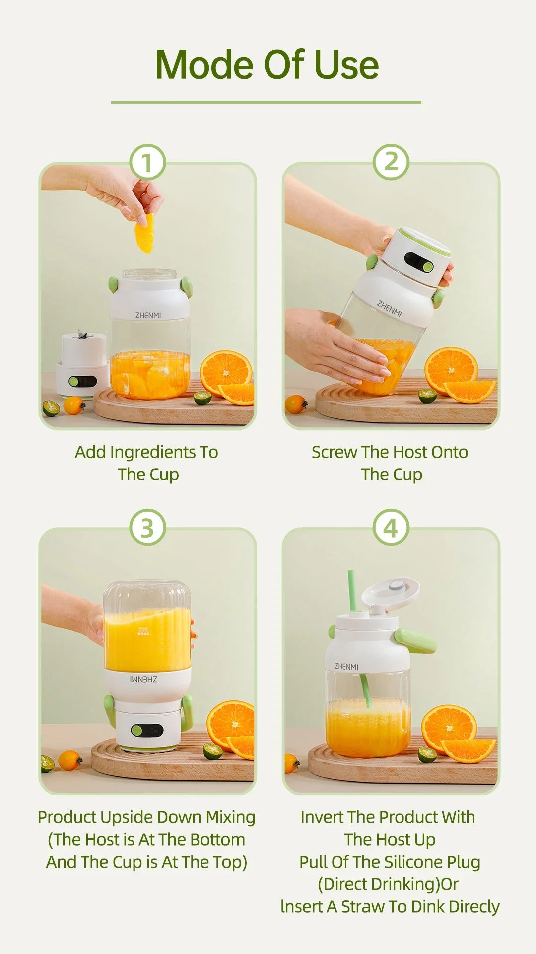 BowLift | Rechargeable Portable Juicer