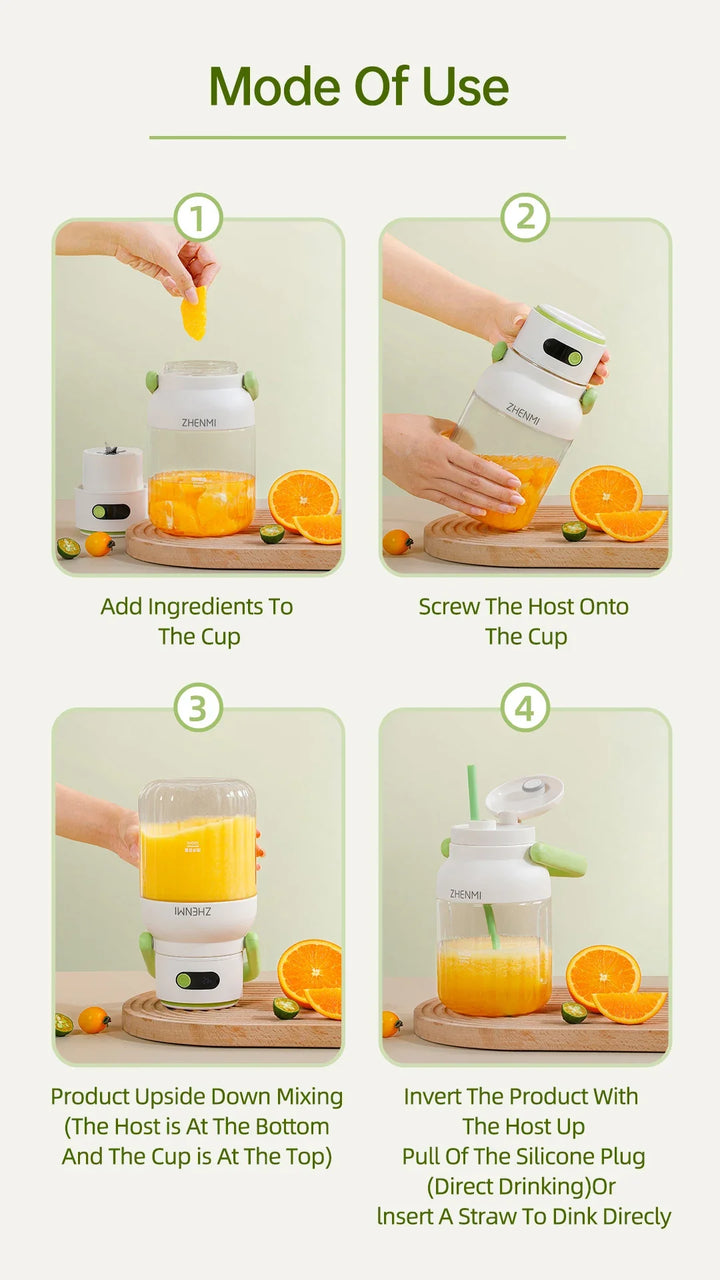 BowLift | Rechargeable Portable Juicer