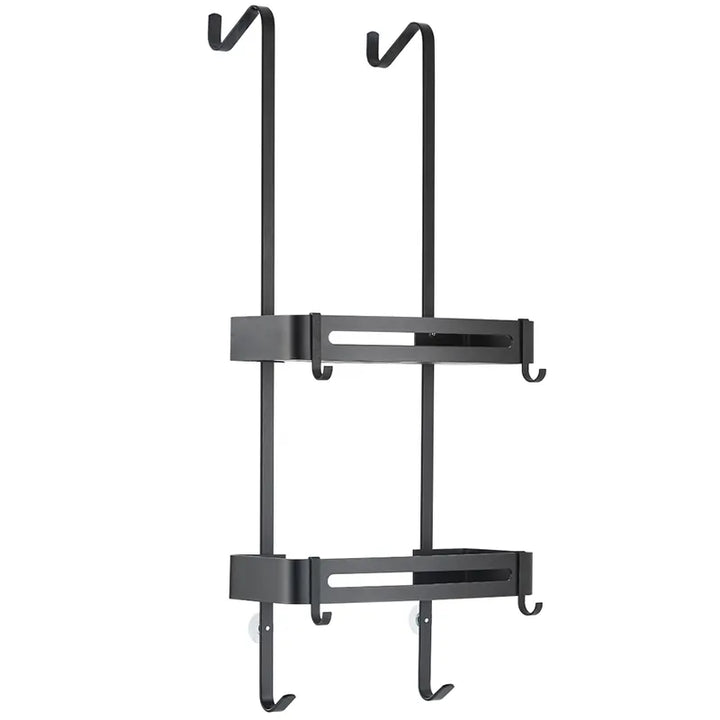 BowLift | Sleek Shower Nail-Free Dual Layer Organizer Rack