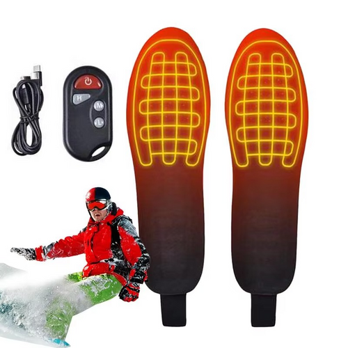 BowLift | USB Rechargeable 3-Mode Adjustable Heated Insoles for Outdoor Activities