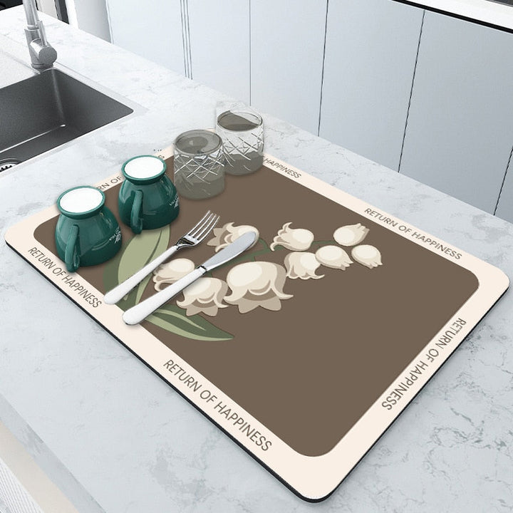 AbsorpTowel Mat - Antislip, Ultra-absorbing and Stylish Bowlift