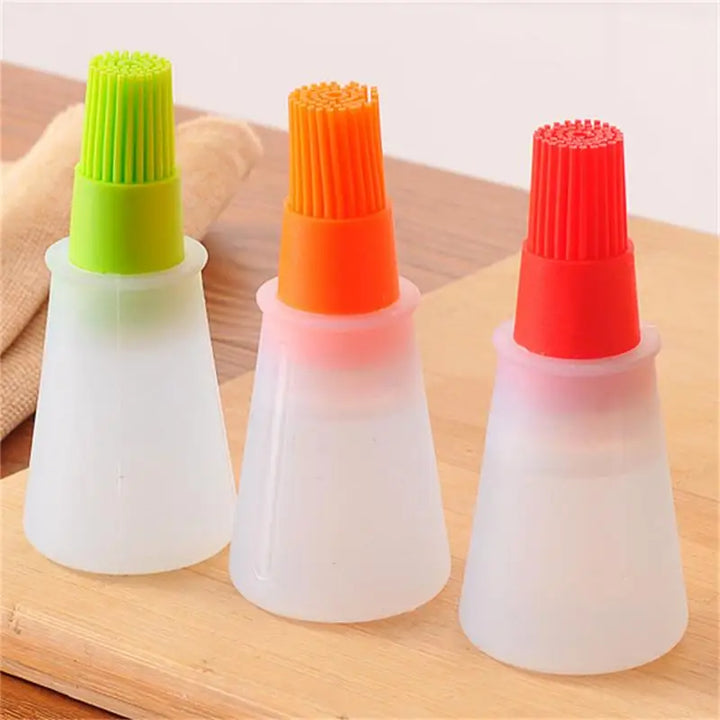 BowLift | OilMaster Silicone Oil Bottle | With Brush & Dispenser | Leak-proof & Reusable