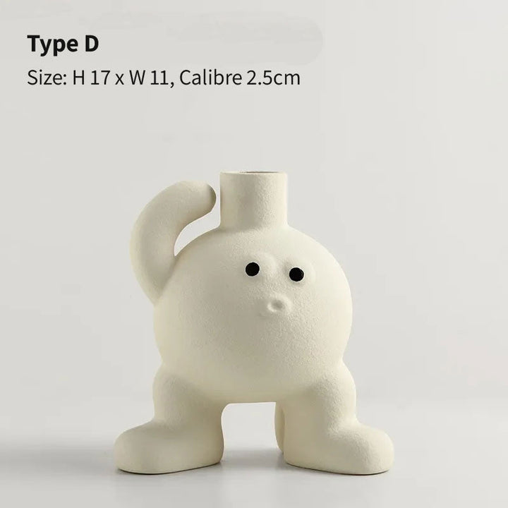 Character Ceramic Vase | Bowlift