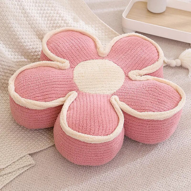 Pastel Fluffy Flower Cushion | Bowlift