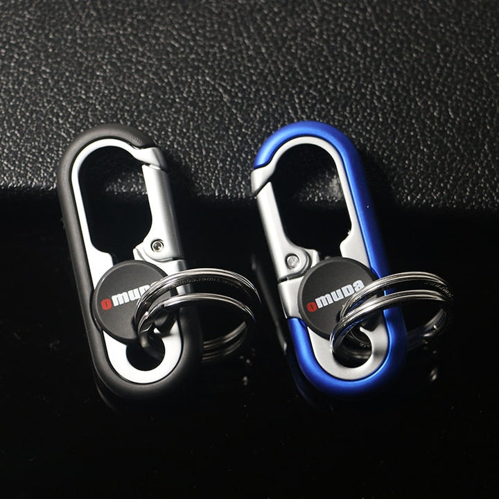 BowLift | Steel Secure Double Ring Hook Keychain