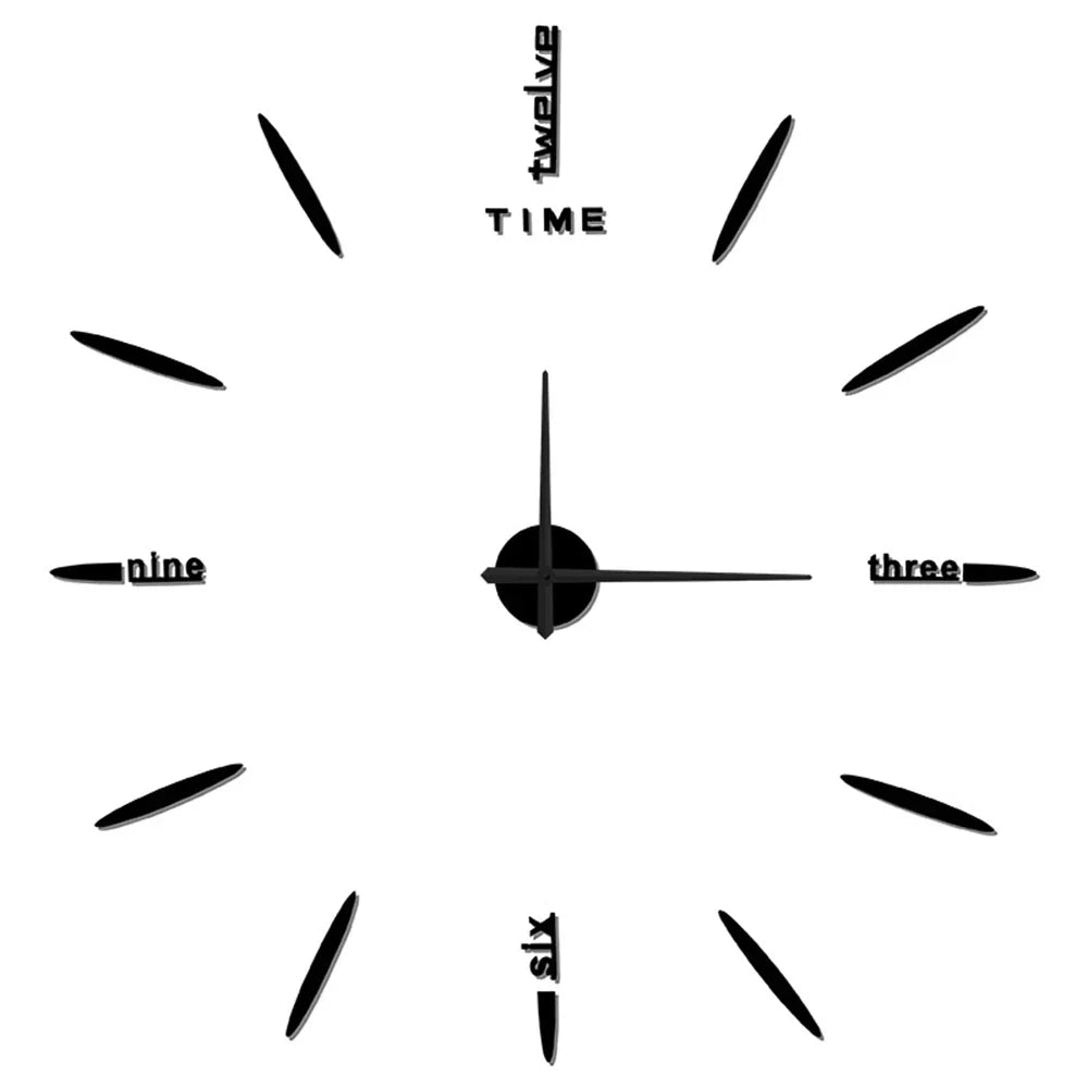 BowLift | New large unique style acrylic wall clock